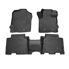 Bronco Floor Mats Accessories Compatible with Ford Bronco 4 Door 2021 2022 Carpet Bronco Floor Mats TPE/Rubber Floor Mat Tray Liners