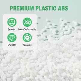 EASYEAH 2 Pcs Desk Grommet 1-3/8" / 35 mm, Desk Cord Hole Cover, Cable Grommet ABS Plastic, Desk Hole Grommet for Home & Office Pc, Detachable Cable Cord Organizer-White