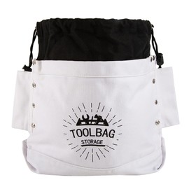 Tool Bag, Top Locking Bolt Bag with 3" Drawstring, Loading Tool for Screws and Nails, 5" x 10" x 9"