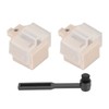 2PCS Record Player Needles Replacement Turntable Needles with Stylus Cleaning