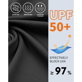 WOWENY Women's Swim Skirt Shorts Bottoms High Waisted Athletic Skirt Sun Protection Skirted Skorts UPF 50+