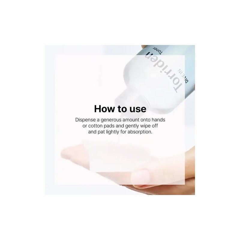 Torriden Dive In Tónico Facial Hidratante Ácido Hialurónico 300ml