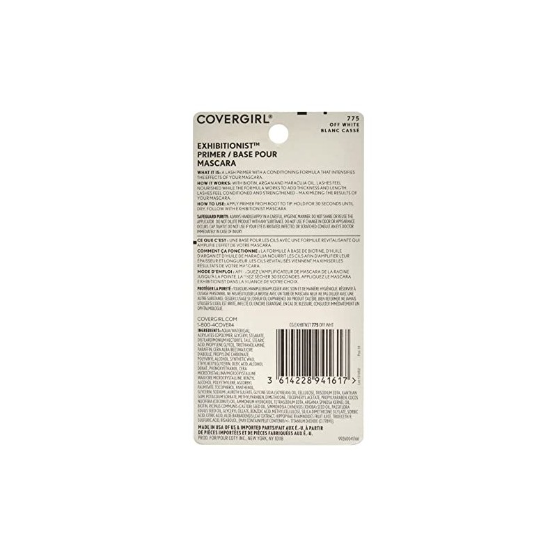 Covergirl Exhibitionist Mascara Primer, Off White, 0.3 Fluid Ounce
