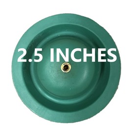 Eljer Rubber Replacement Toilet Tank Ball Flapper Replacement with Brass Connector by NuFlush (2 Pack)