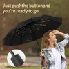 Wuchiaki Fully Automatic Travel Folding Umbrella Strong Windproof Rainproof and
