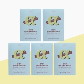 Days On Alpha CD One Day 3g x 14 packs x 5 boxes Pineapple flavor Alpha CD basic / 데이즈온 알파CD 원데이 3g x 14포 x 5박스 파인애플맛 알파시디 기본