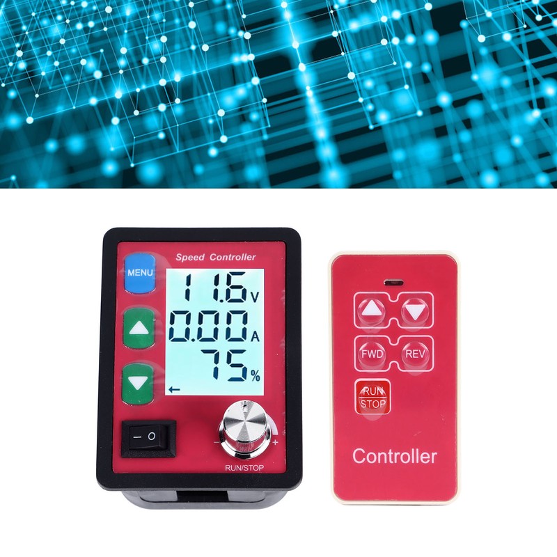 Motor Speed Controller 15A LCD Display Remote Control Motor Driver