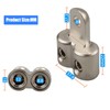 ZOOKOTO Classic Dual 2/0 Gauge Inputs to 5/16-Inch Ring Terminal