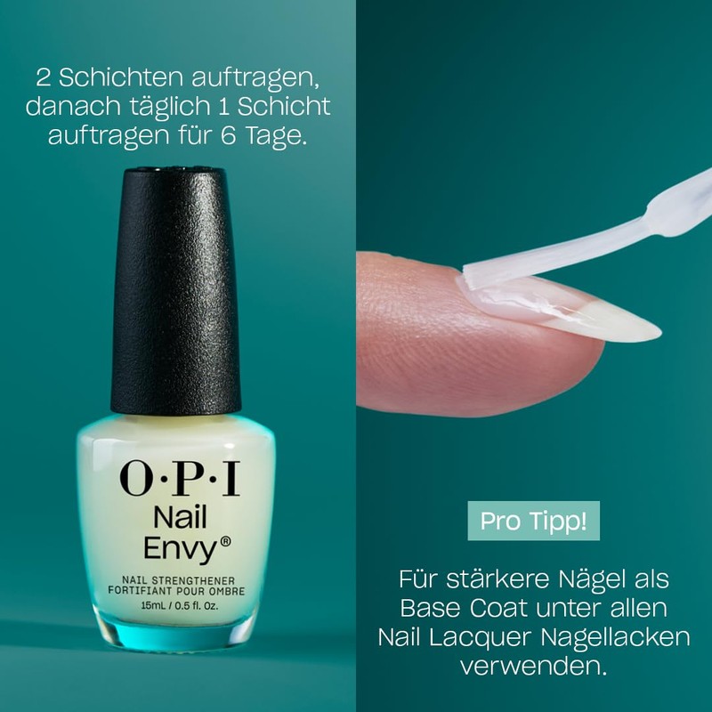 OPI Nail Envy Alpine Snow - Vegan Nail Hardener Against