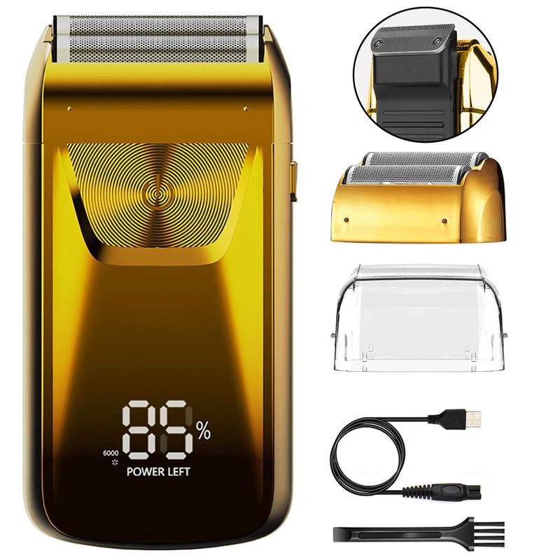 Wet/Dry Men's Beard Shaver USB Electric Shaver Razor Strong Reciprocating
