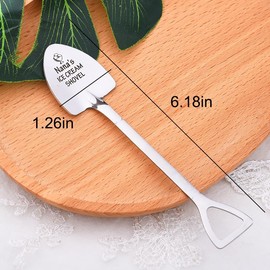 Nana Mothers Day Gifts for Grandma Nanny Nana's Ice Cream Shovel Spoon for Women Grandma Nana Birthday Gift from Grandson Granddaughter Grandma Ice Cream Spoon Gift for Grandma Grammy Gigi Meme