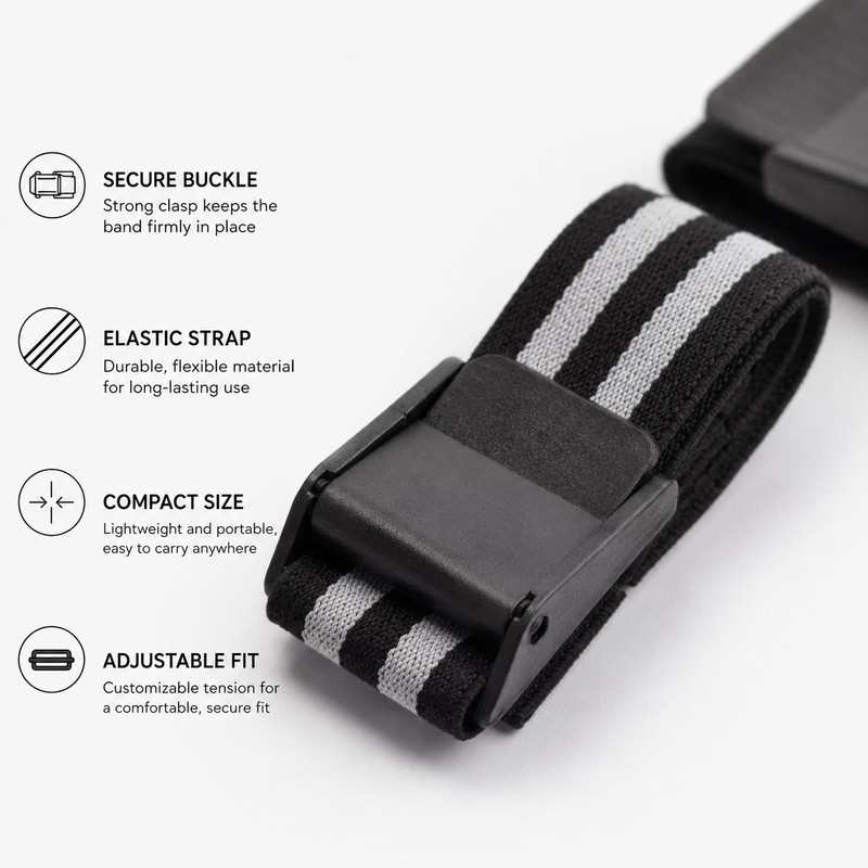 Adjustable BFR Training Bands for Arms and Legs – Cotton