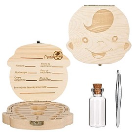 Caja de Dientes pare Bebé con Pinzas y Botella de Lanugo, Niño
