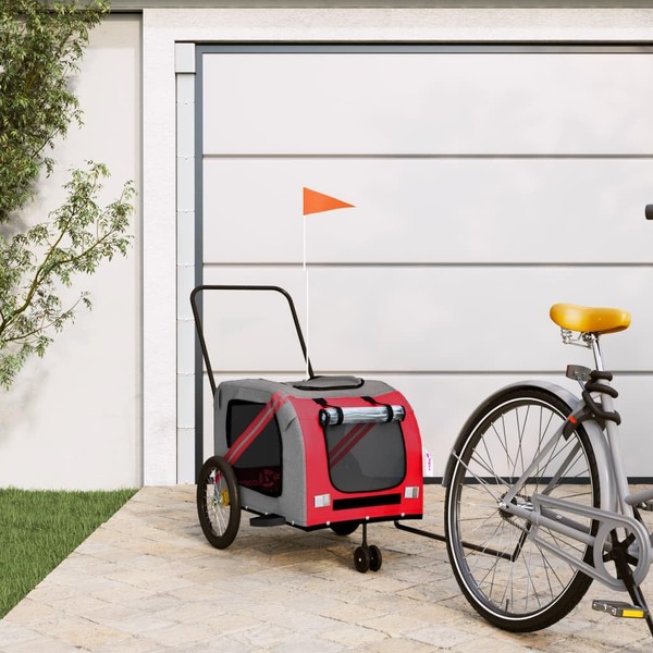 Strawberry Fairy Comfortable and Safe Pet Bike Trailer for Outdoor