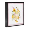 Stupell Industries Duck & Yellow Daisies Framed Giclee Art Design