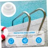 BESPORTBLE 2pcs Pool Ladder Rubber Stopper Bumper Caps Replacement Accessories
