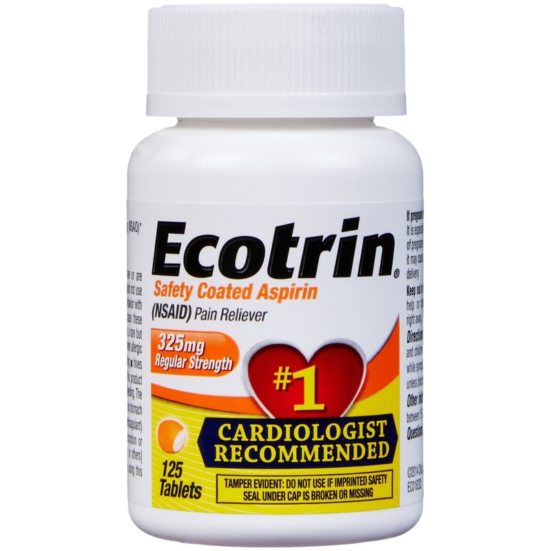 Ecotrin Regular Strength, 125 ct