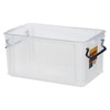 Iris Ohyama BL-6.6 Buckle Container, 1.74 gal (6.6 L), Clear