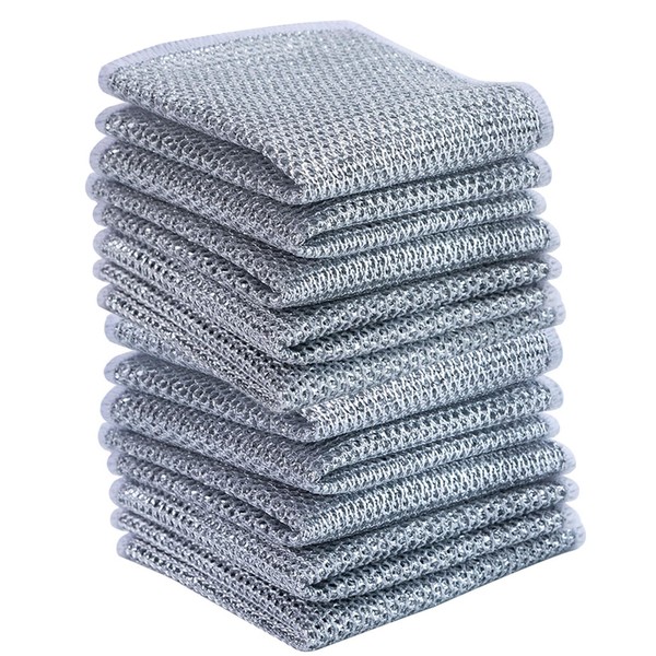 10 Pieces Multifunctional Wire Cloth, for Wet and Dry, Wire