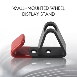 BritEra 12 Pcs Tire Wheel Rim Hub Hanging Metal Hook Metal Holder Shop Display Stand Rack Wall Mounted Racing Hook