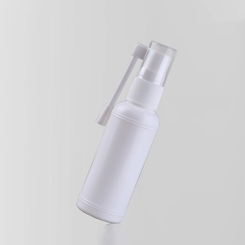 GSHLLO 5 Pcs 30 ml Plastic Throat Spray Bottles Vials