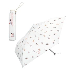 [2025] Parasol Masayuki Oki × Wpc. Sun & Rain, Light Shading Lightweight Umbre Nyan, Off <100% Light Blocking, 99.9% UV Protection, UPF50+/Sun or Rain, Sun or Rain, Lightweight, Folding Umbrella,