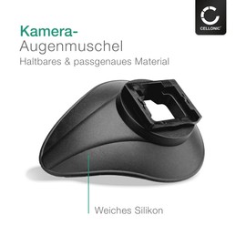 CELLONIC Viewfinder Eyecup Compatible with Sony Alpha 7, Alpha 9, Alpha 9 II Eyepiece, Viewfinder Eye Cup Eyepiece, Camera Anti-Glare Camera Eyepiece