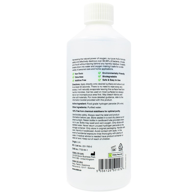 Innovative Naturopathics Food Grade Hydrogen Peroxide - Purest Grade 3%