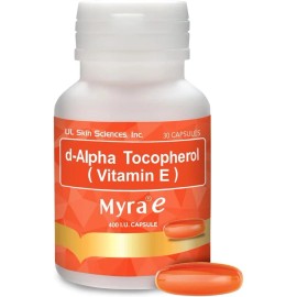Myra E 400 IU Vitamin E d-Alpha Tocopherol (30caps)