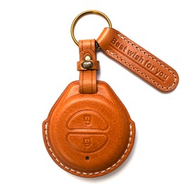 RoadMad Brand Key FOB Cover Compatible with Indian Roadmaster Chieftain Chief Dark Horse Springfield Genuine Leather Key fob case,Gift for Father