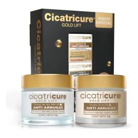 Pack x2 Cicatricure Crema Gold Lift Día Y Noche 50g