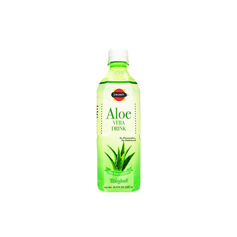 Hapi Aloe Vera Drink, Original, 16.9 Ounce (Pack of 20)