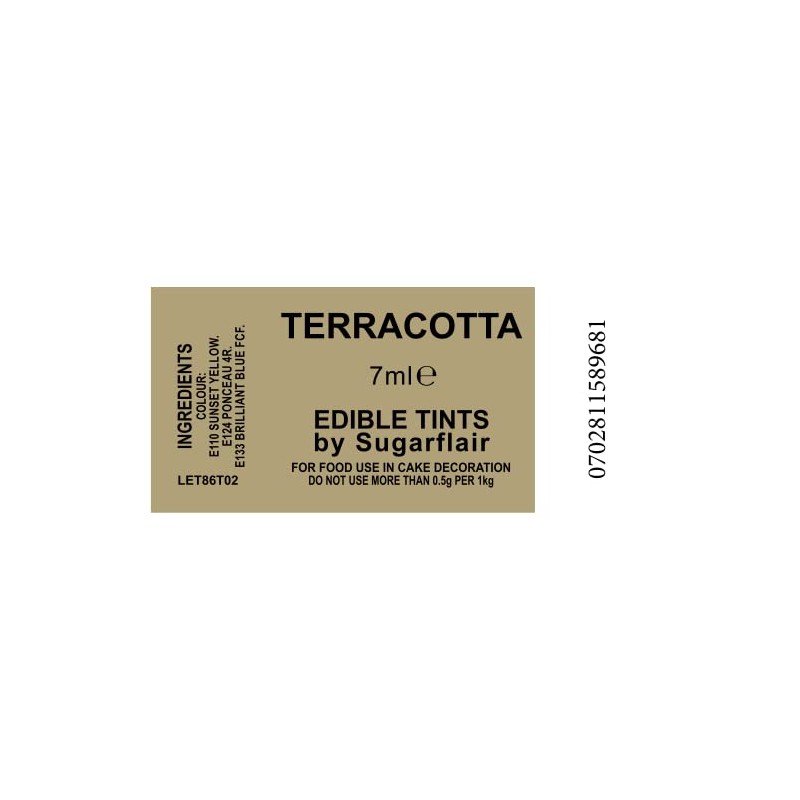 Sugarflair Blosom Tint Edible Dusting Powder – Terracotta