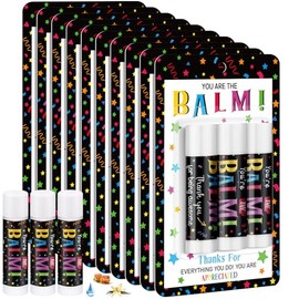 Paquete de 10 regalos de agradecimiento a los empleados, bálsamos labiales a granel, empleados, profesores, personal, agradecimiento, regalos de agradecimiento, regalos de fiesta de invierno y