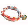 Collar: Cat Collar, Cat Bell Charm (4 Leaf Green, Hydrangea,