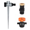 Adjustable Sprinkler Floor Insert, 360 Degree Circular Arc Sprinkler, Integrated