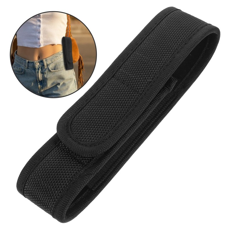 DOITOOL Nylon Flashlight Pouch Holder for Belt Multipurpose Flashlight for