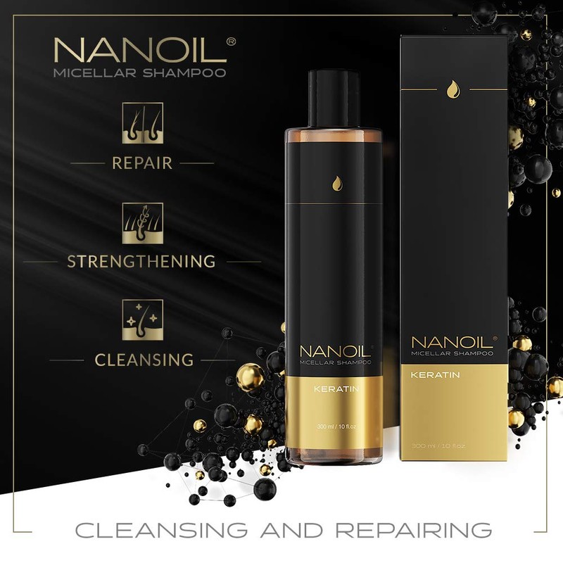 Micellar Shampoo with Keratin Nanoil Keratin Micellar Shampoo 300 ml