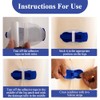 5 Catheter Stabilisation Patches for Foley, PEG and G-Tubes, Blue