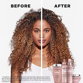 Kérastase Mascarilla Chroma Absolu, Cabello Teñido, Tratamiento Intensivo, Color más Duradero, 200 ml