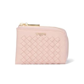 You by Ungaro UULW4CS1 Bi-Fold Wallet, Lara, Cowhide Leather, Mesh, Thin Wallet, Pink, Pink