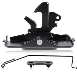 3Pcs Hood Latch Catch Striker with Hood Safety Latch Catch Rod/Safety Catch Retainer Clip Compatible with Dodge Ram 1500 2500 3500 55275843AB 55275850AB 05143056AA