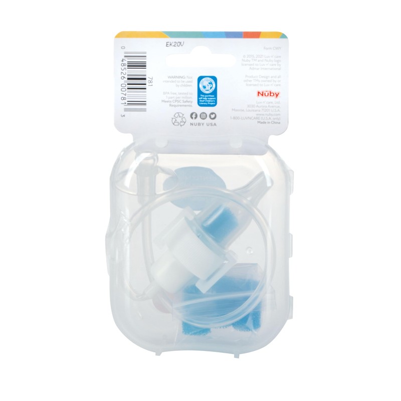 Nuby, Breathe-EEZ Infant Nasal Aspirator with Travel Case, 5"