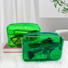 TotePrint Clear PVC Toiletry Bags in 1 Bright Colours Large