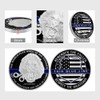 Thin Blue Line Police Officer Challenge Coin Law Enforcement K9