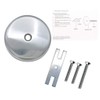 Single Hole Bathtub Drain Overflow Plate/Tub Overflow Drain Ccover with