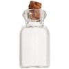 Darice, Timeless Miniature, 4 Piece Spice Bottles with Cork Plugs,