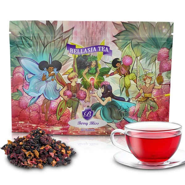 Bellasia Tea Berry Bliss for Kids Using Real Fruit Pieces