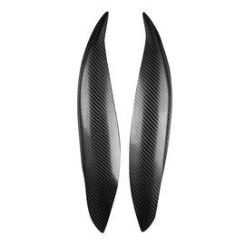 1 Pair Carbon Fiber Car Headlight Eyebrow Eyelid Fit for Honda Civic 99-00 Car Modification