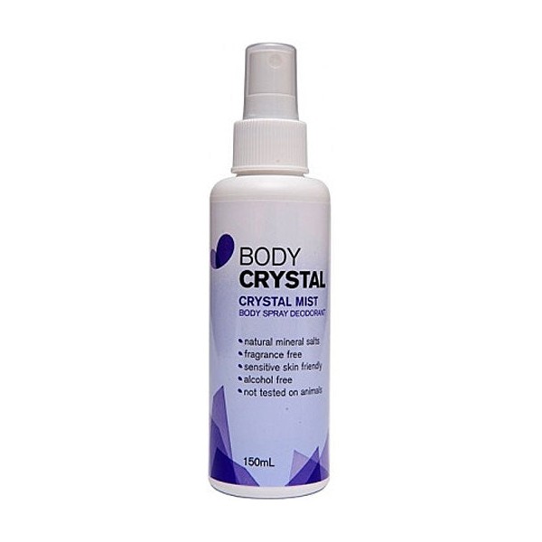 Body Crystal Mist Fragrance Free Body Spray Deodorant 150ml